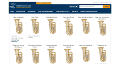 Desktop Screenshot of lowbrassmusic.com